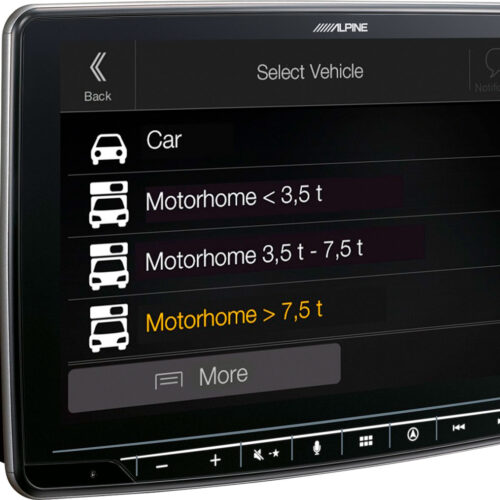 Alpine Halo9 Navi Multimedia Navigationssystem für Wohnmobil und Truck 9 Zoll - Navigationsgeräte