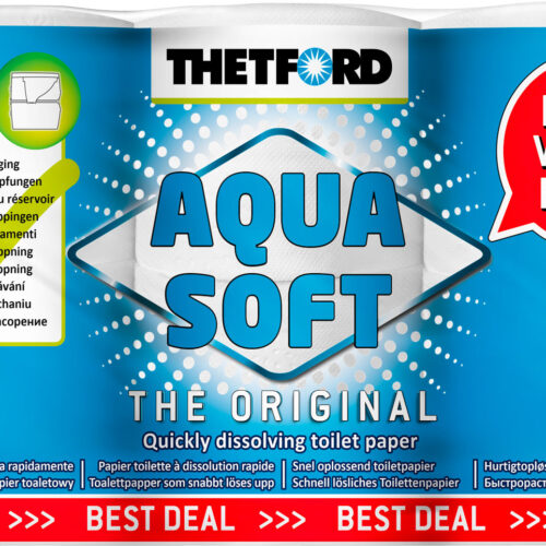 Thetford Aqua Soft ComfortPlus Toilettenpapier (6 Rollen) - Verbrauchsartikel Bad