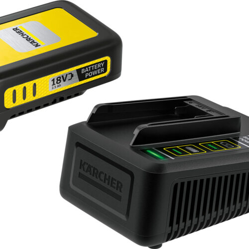 Kärcher Battery Power 18/25 Starter Kit Wechselakku mit Schnellladegerät 18 V / 2.5 Ah - Gartengeräte