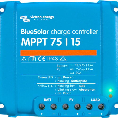 Victron BlueSolar MPPT 75/15 Solar-Laderegler 75 V / 15 A - Solar-Laderegler von Victron Energy