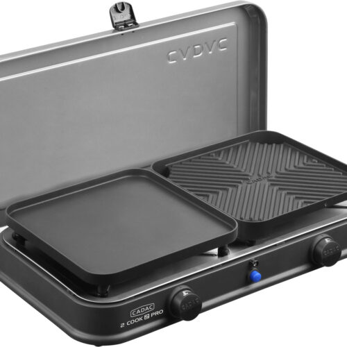 Cadac 2 Cook 2 Pro Deluxe 2-flammiger Gaskocher / Grill 50 mbar - Gaskocher von Cadac Dometic