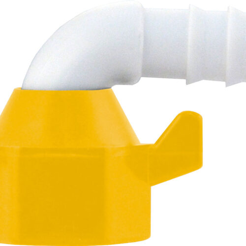 Lilie WeißGELB Winkel-Aufschraubtülle - Adapter & Anschlüsse
