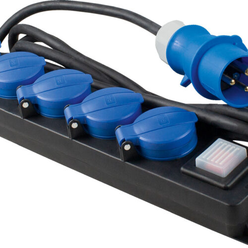 Profi Verteiler Steckdosenleiste 5-fach IP44 - Verteilungseinheiten von AS-Schwabe