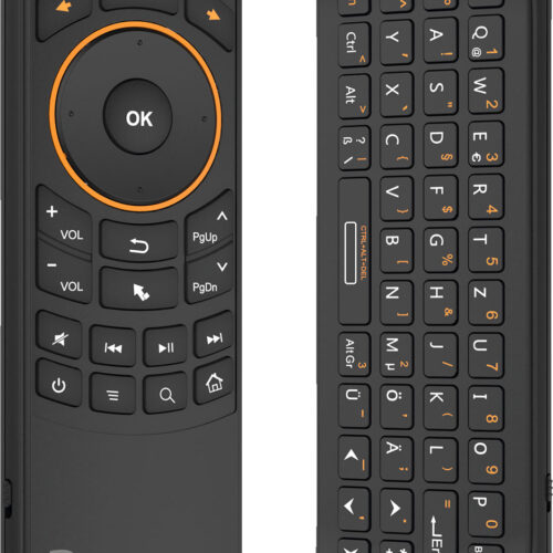 Berger Universal Funkfernbedienung mit Tastatur und Air Mouse - TV-Zubehör