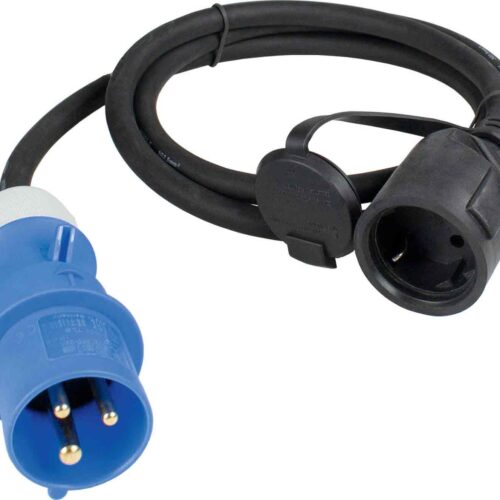 CEE-Adapterleitung 3-polig auf Schutzkontakt-Kupplung 1,5 m - CEE-Stecker & -Adapter von AS-Schwabe