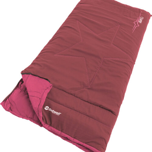 Outwell Champ Kids Kinder-Deckenschlafsack dunkelrot - Schlafsäcke