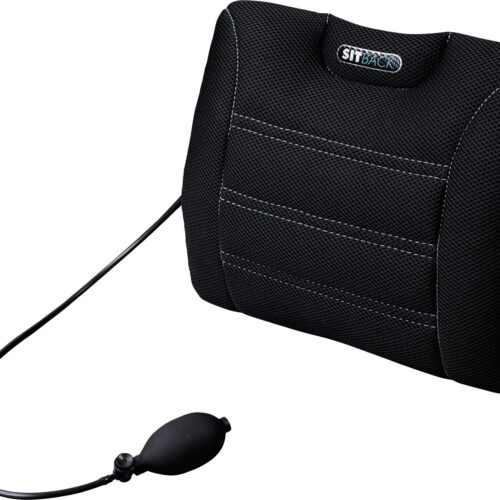 Sitback Air Living Fahrzeug Rückenkissen 31 x 26 cm 3D Black - Kissen & Decken