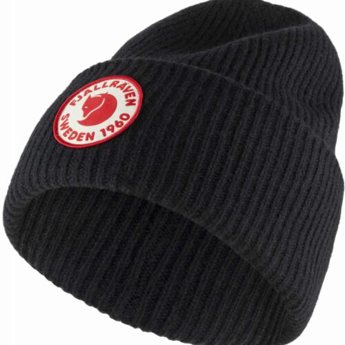Fjällräven 1960 Logo Unisex Mütze schwarz one size - Hüte & Mützen