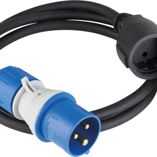 AS-Schwabe Powerlight CEE Adapterleitung / Schutzkontakt-Kupplung 1,5 m - CEE-Kabel