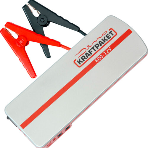 Dino Kraftpaket Starthilfegerät Inkl. Powerbank und Ladekabel 12 V / 600 A - Batterie-Ladegeräte