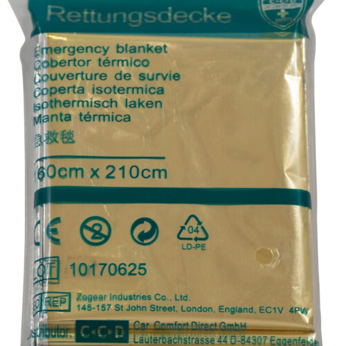 Petex Rettungsdecke 200 x 160 cm - Erste Hilfe & Pannen-Zubehör