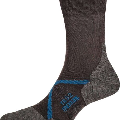 P.A.C. TR 3.2 Trekking Merino Light Herren Wandersocken dunkelgrau 44-47 - Socken von PAC
