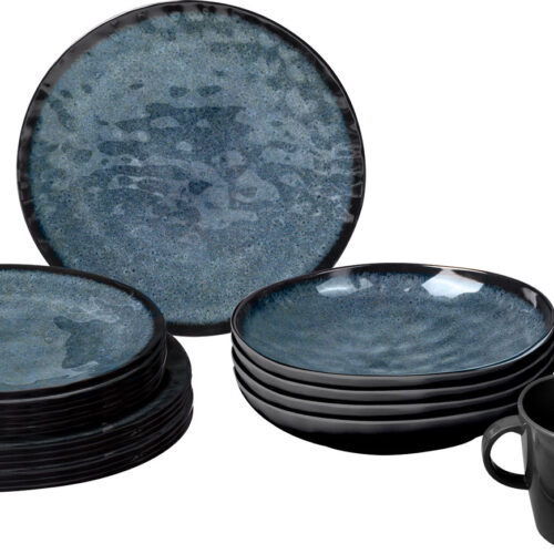 Brunner Midday Venetian Geschirr-Set 16-tlg. für 4 Personen - Kunststoff und Melamin Geschirr-Sets