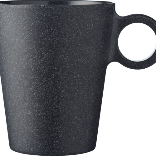 Mepal Bloom Melamin Henkelbecher 300 ml Pebble Black - Becher & Tassen
