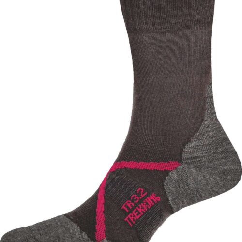 P.A.C. TR 3.2 Trekking Merino Light Damen Wandersocken dunkelgrau 35-37 - Socken von PAC