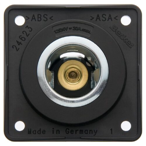 Berker Power Steckdose 12 V mit Flachsteckeranschluss anthrazit - 12 / 24 V Einbausteckdosen
