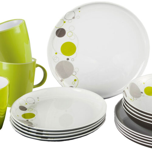 Brunner Space Lunch Box Geschirr Set 16-tlg. - Kunststoff und Melamin Geschirr-Sets