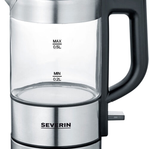 Severin WK 3472 Mini Glas-Wasserkocher 1.100 W 500 ml - Kaffeemaschinen & Wasserkocher