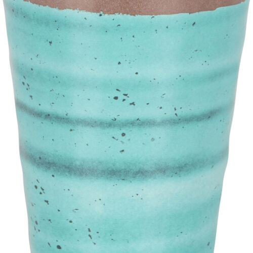 Bo-Camp Melamin Becher Set 4 teilig 400 ml hellblau/braun - Becher & Tassen