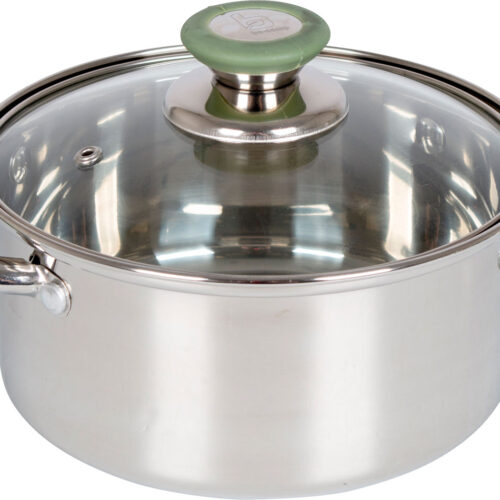Bo-Camp Elan Edelstahl Kochtopf 14 x 7 cm 1,1 Liter - Camping-Töpfe
