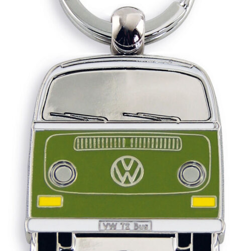 VW Collection T2 Bulli Schlüsselanhänger mit Flaschenöffner grün - Ordnungssysteme