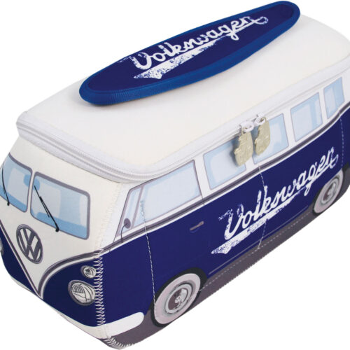 VW Collection T1 Bulli Neopren Universaltasche 4,5 Liter Blau - Kulturbeutel