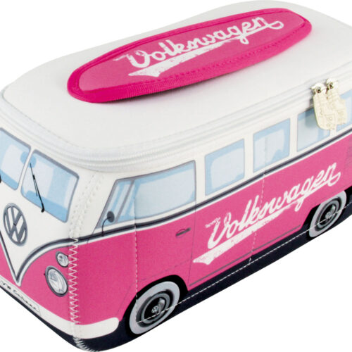 VW Collection T1 Bulli Neopren Universaltasche 4,5 Liter Pink - Kulturbeutel