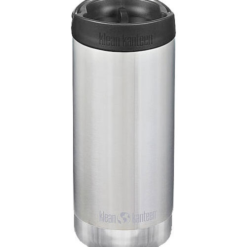 Klean Kanteen TKWide Edelstahl Thermoflasche 355 ml Silber - Isolierflaschen & Isobehälter