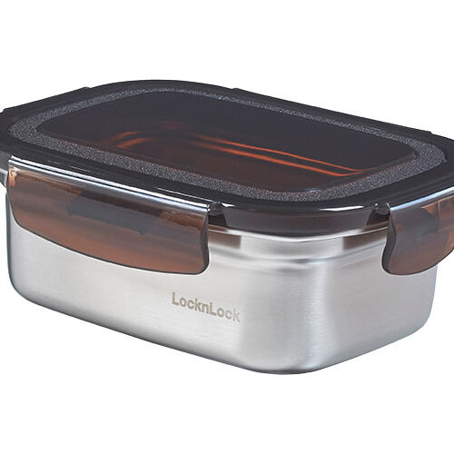 LocknLock Edelstahl Lunchbox rechteckig 500 ml - Lebensmittelbehälter / Vorratsdosen von Lock & Lock
