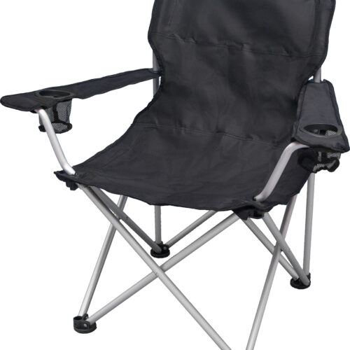 Basic Nature Travelchair Komfort Faltstuhl schwarz - Faltstühle