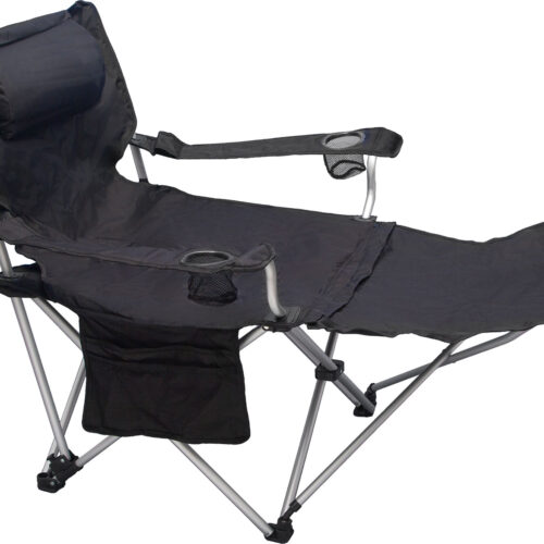 Basic Nature Travelchair Luxus Relaxsessel schwarz - Relaxsessel