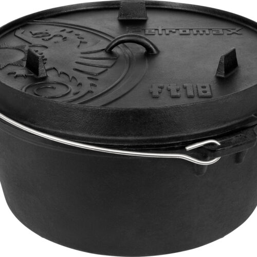 Petromax Feuertopf mit planem Boden ft18 - Camping Pfannen & Woks