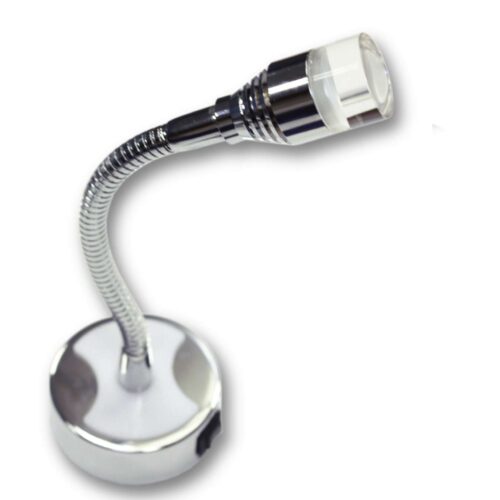 Dimatec Leseleuchte Flexi LED 1 Watt Chrom - Einbauleuchten & Leuchtmittel