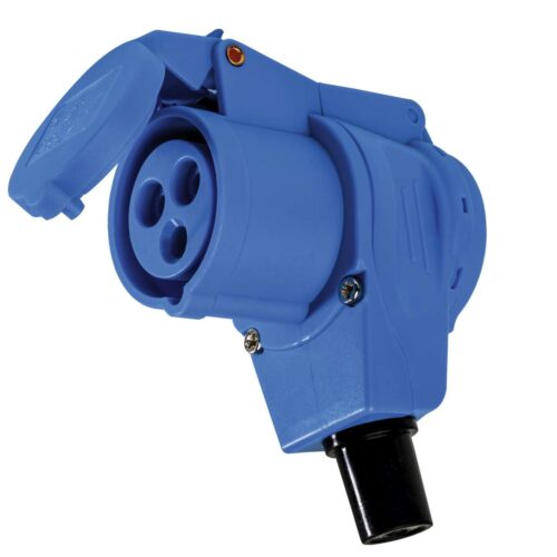 AS-Schwabe CEE-Winkelkupplung mit schutzkontakt Steckdose - CEE-Stecker & -Adapter