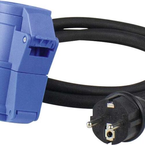 AS Schwabe Adapterleitung mit Schutzkontaktstecker und CEE Kombi-Kupplung 3-polig - CEE-Kabel von AS-Schwabe