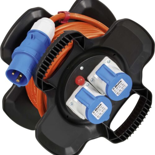 Brennenstuhl CEE-Kabeltrommel X-Gum orange 10m - Kabeltrommeln & Verlängerungskabel