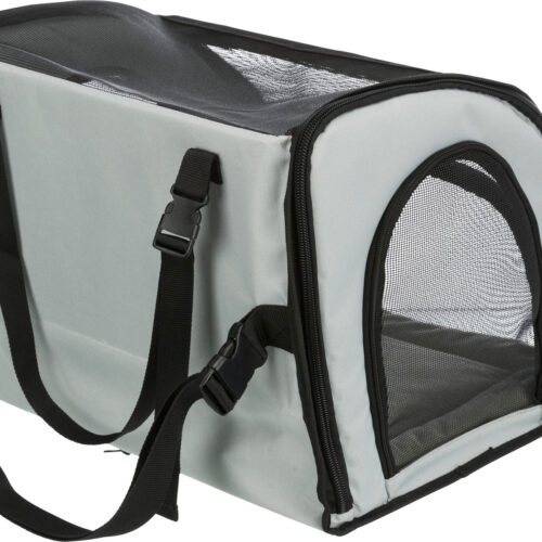 Jollypaw Hunde Autositz 44×37×40 cm grau/schwarz - Hundetransportboxen und Autoschutz