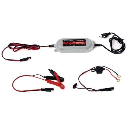 Dino KRAFTPAKET Batterieladegerät 6/12V 1A + Ring - Batterie-Ladegeräte