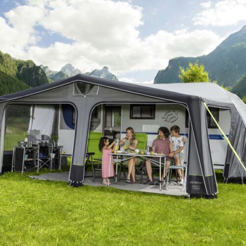 Berger Vicenza Air All Season aufblasbares Reisevorzelt Umlaufmaß 911-940 cm - Aufblasbare Vorzelte