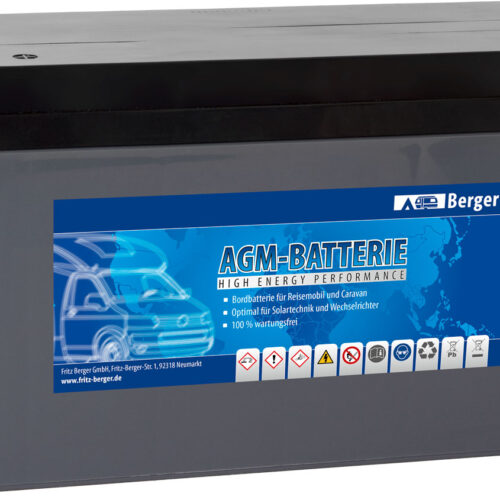 Berger FB150 Deep Cycle AGM Batterie 12V / 150 Ah - Fahrzeug-Batterien