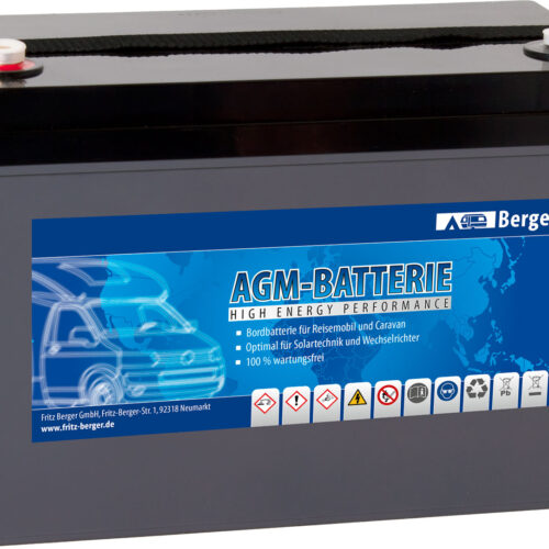 Berger FB110 Deep Cycle AGM Batterie 12V / 110 Ah - Fahrzeug-Batterien