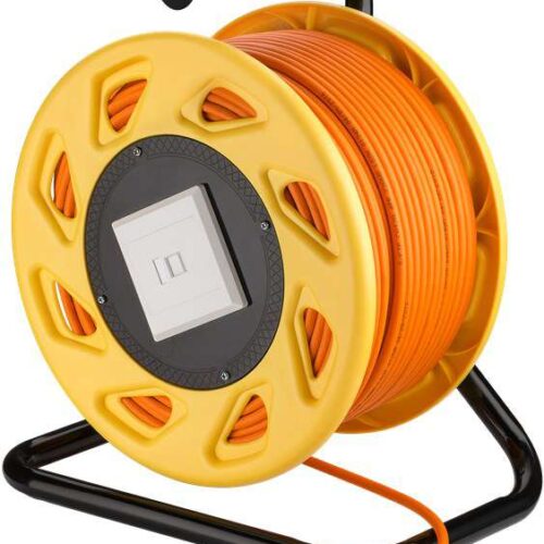Goobay CAT 7A Netzwerk Kabeltrommel 50m - Antennen- und Router-Zubehör