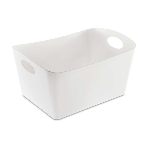 Koziol BOXXX L Aufbewahrungsbox 15 Liter recycled white - Aufbewahrungs- & Transportbehälter