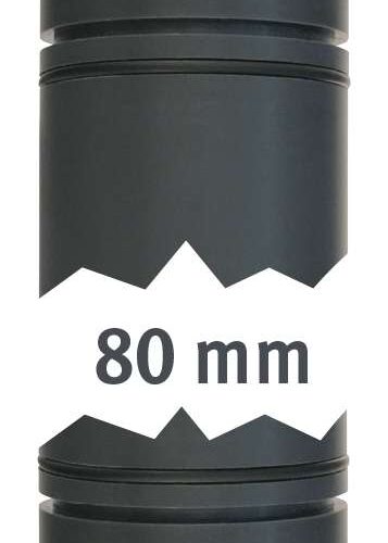 Lilie Rohr 40mm, beidseitig mit O-Ring, Länge: 80mm - Adapter & Anschlüsse
