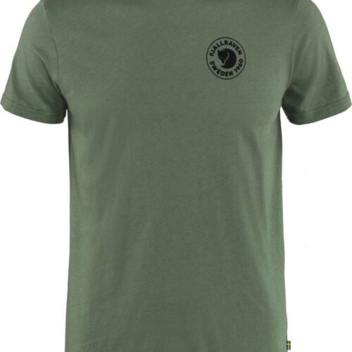 Fjällräven 1960 Logo Herren Kurzarmshirt dunkelgrün L - Herrenshirts, -hemden & -pullover