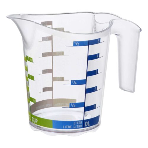 Rotho Domino Messbecher 0,5 Liter - Sonstiges Küchenzubehör