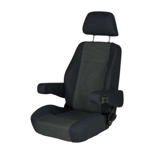 Sportscraft Sitz S8.1Fahrer- und Beifahrersitz mit Lordosenstütze Ara schwarz - Sitze