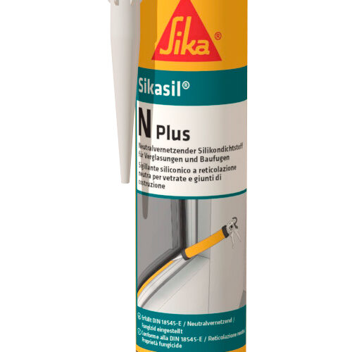 Sikasil N-Plus Silikondichtstoff 300 ml Schwarz - Klebstoffe & Dichtmittel