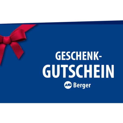 200,- Euro Berger Geschenkgutschein - Berger