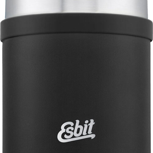 Esbit Sculptor Food-Thermobehälter inkl. Schüssel 18/8 Edelstahl Schwarz 750 ml - Isolierflaschen & Isobehälter